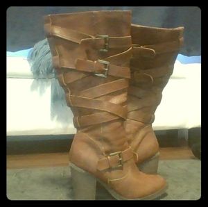 brown boots